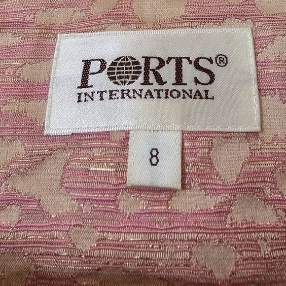 Ports international blush pink midi dress modest and classy fully lined size 8 - Picture 8 of 11